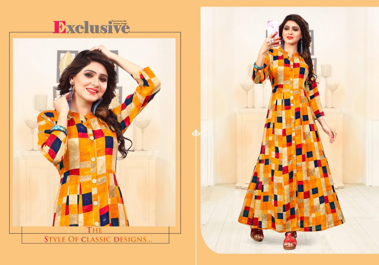 Netanya Vol -2 By Neeti Creation 001 To 005 Series Designer Beautiful Colorful Stylish Fancy Casual Wear & Ethnic Wear & Ready To Wear Heavy Rayon Printed Gowns At Wholesale Price