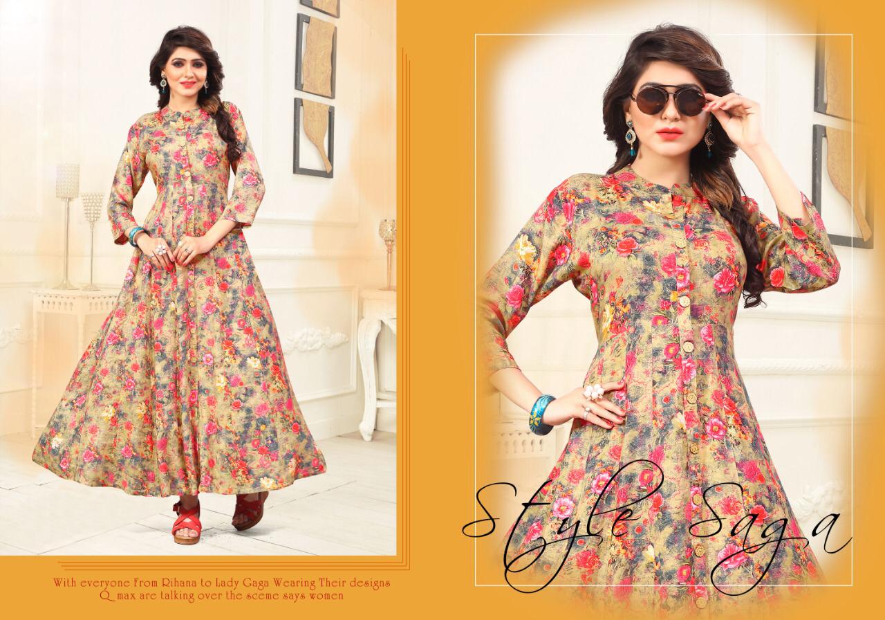 Netanya Vol -2 By Neeti Creation 001 To 005 Series Designer Beautiful Colorful Stylish Fancy Casual Wear & Ethnic Wear & Ready To Wear Heavy Rayon Printed Gowns At Wholesale Price