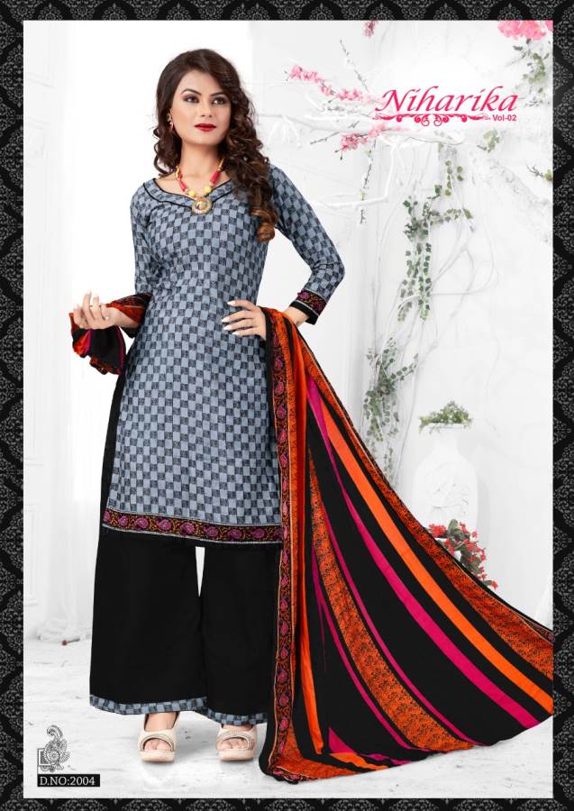 Niharika Vol-2 By Shree Bhairav 2001 To 2010 Series Indian Traditional Wear Collection Beautiful Stylish Fancy Colorful Party Wear & Occasional Wear Cotton Printed Dress At Wholesale Price
