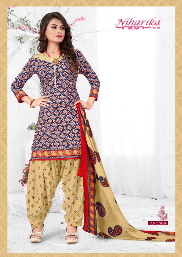 Niharika Vol-2 By Shree Bhairav 2001 To 2010 Series Indian Traditional Wear Collection Beautiful Stylish Fancy Colorful Party Wear & Occasional Wear Cotton Printed Dress At Wholesale Price