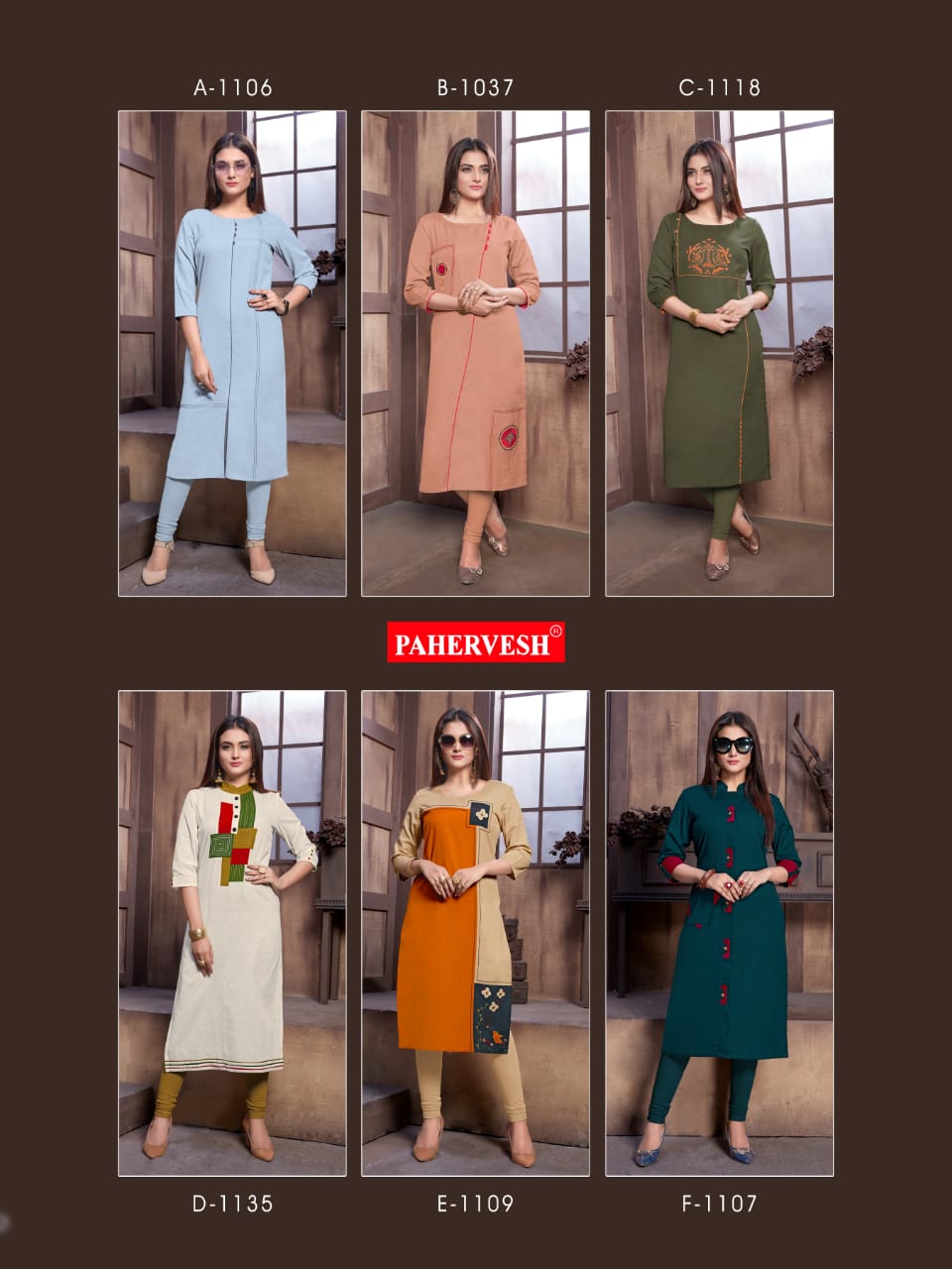 Niharika Vol-5 By Pahervesh Beautiful Colorful Stylish Fancy Casual Wear & Ethnic Wear & Ready To Wear Cotton Flex Kurtis At Wholesale Price