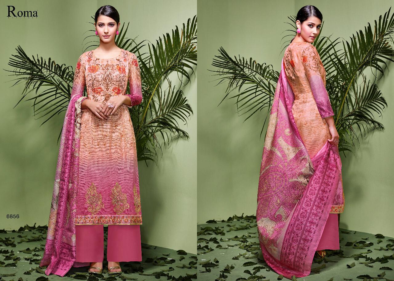 Nikki Vol-2 By Roma Fashions 6855 To 6864 Series Beautiful Suits Stylish Fancy Colorful Party Wear & Ethnic Wear Kota Cheks Digital Printed Dresses At Wholesale Price
