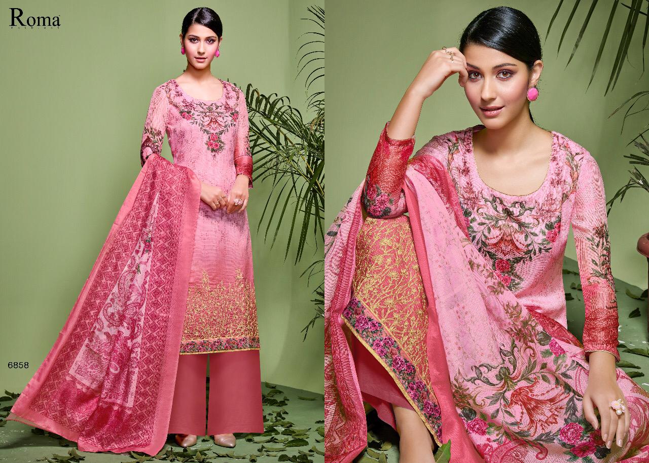 Nikki Vol-2 By Roma Fashions 6855 To 6864 Series Beautiful Suits Stylish Fancy Colorful Party Wear & Ethnic Wear Kota Cheks Digital Printed Dresses At Wholesale Price