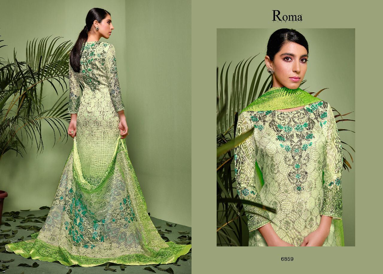 Nikki Vol-2 By Roma Fashions 6855 To 6864 Series Beautiful Suits Stylish Fancy Colorful Party Wear & Ethnic Wear Kota Cheks Digital Printed Dresses At Wholesale Price
