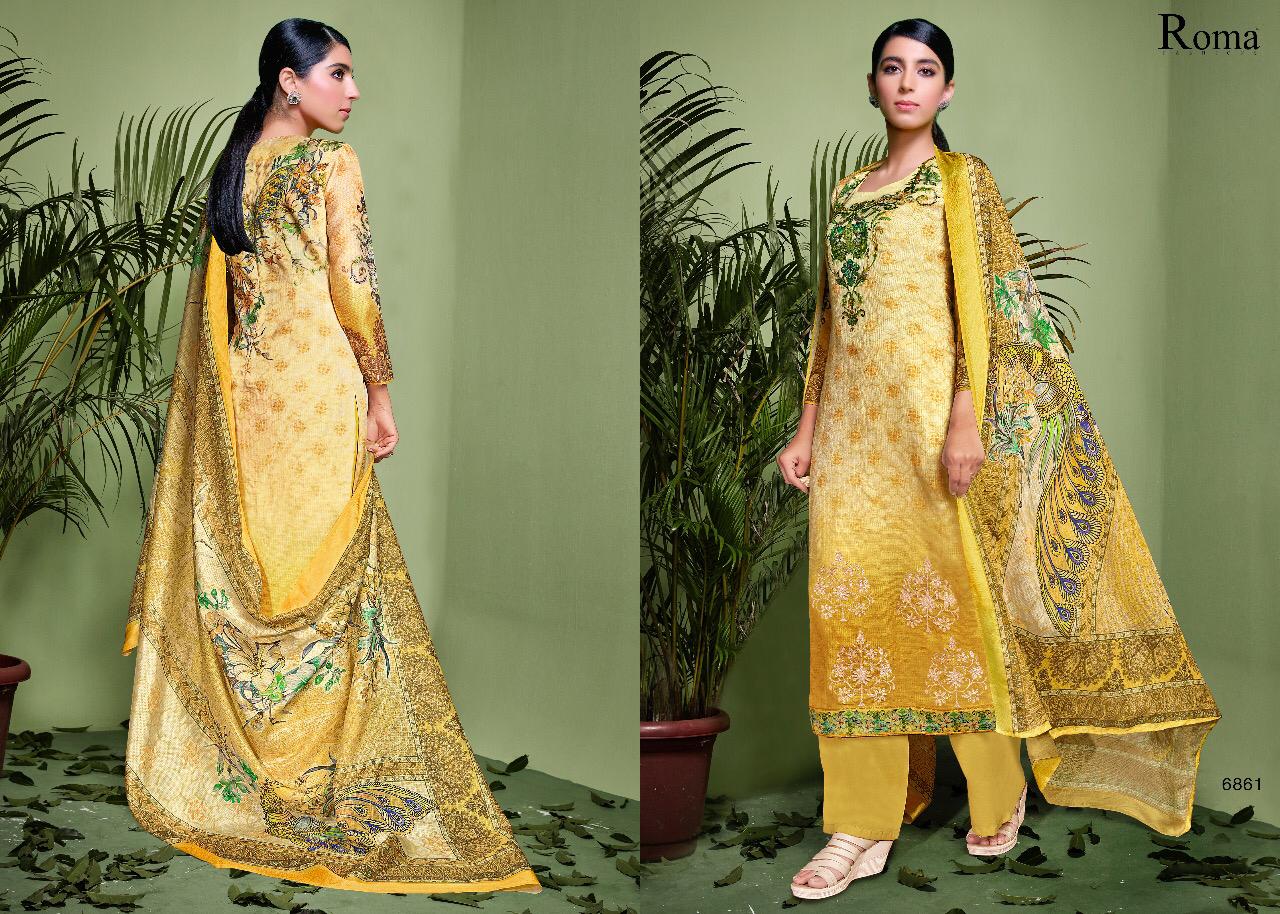 Nikki Vol-2 By Roma Fashions 6855 To 6864 Series Beautiful Suits Stylish Fancy Colorful Party Wear & Ethnic Wear Kota Cheks Digital Printed Dresses At Wholesale Price