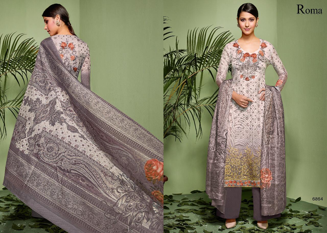 Nikki Vol-2 By Roma Fashions 6855 To 6864 Series Beautiful Suits Stylish Fancy Colorful Party Wear & Ethnic Wear Kota Cheks Digital Printed Dresses At Wholesale Price