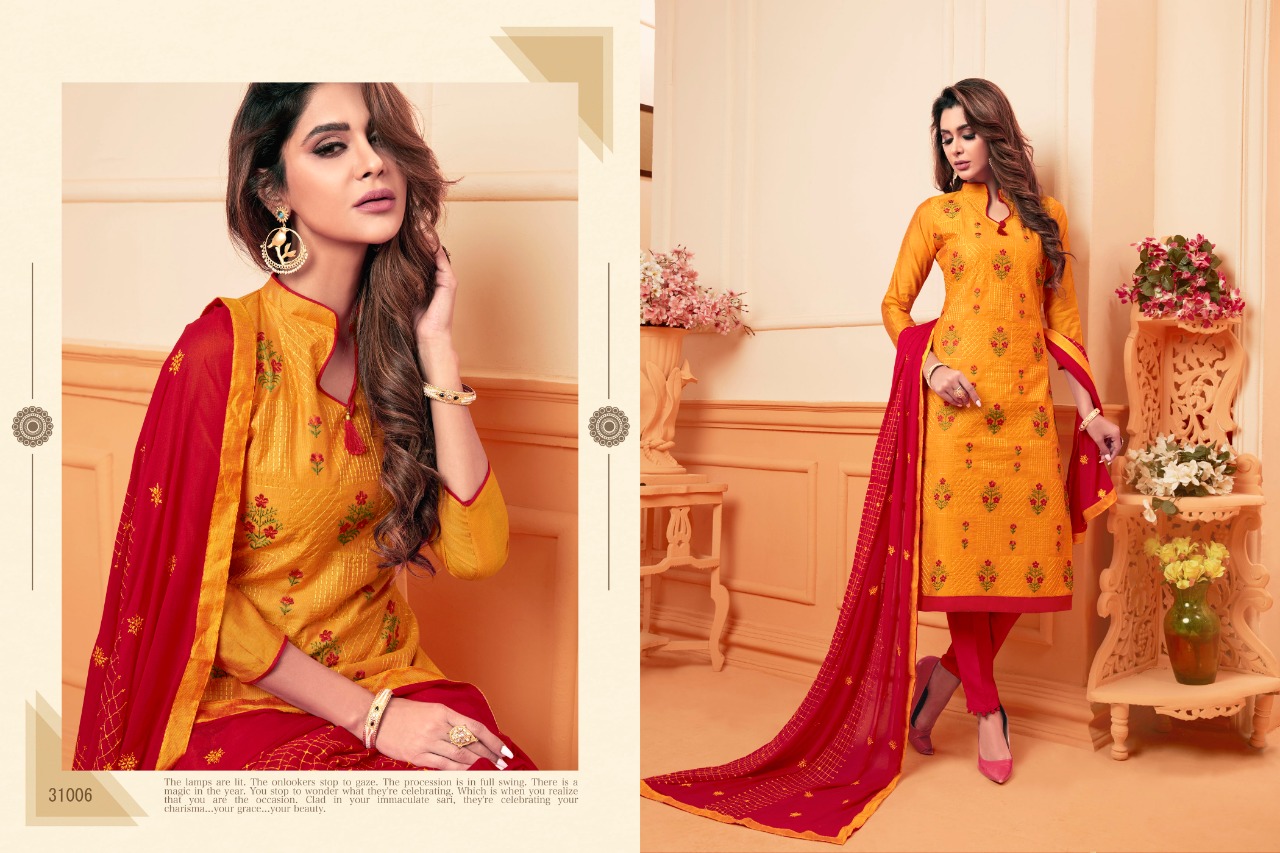 Nirali-6 By Raghav Royal 31001 To 31012 Series Beautiful Suits Colorful Stylish Fancy Colorful Casual Wear & Ethnic Wear South Soft Silk And Pashmani Silk Dresses At Wholesale Price