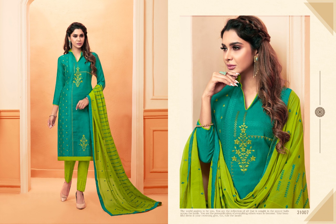 Nirali-6 By Raghav Royal 31001 To 31012 Series Beautiful Suits Colorful Stylish Fancy Colorful Casual Wear & Ethnic Wear South Soft Silk And Pashmani Silk Dresses At Wholesale Price
