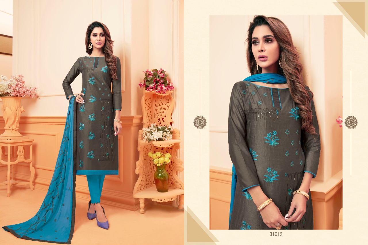 Nirali-6 By Raghav Royal 31001 To 31012 Series Beautiful Suits Colorful Stylish Fancy Colorful Casual Wear & Ethnic Wear South Soft Silk And Pashmani Silk Dresses At Wholesale Price