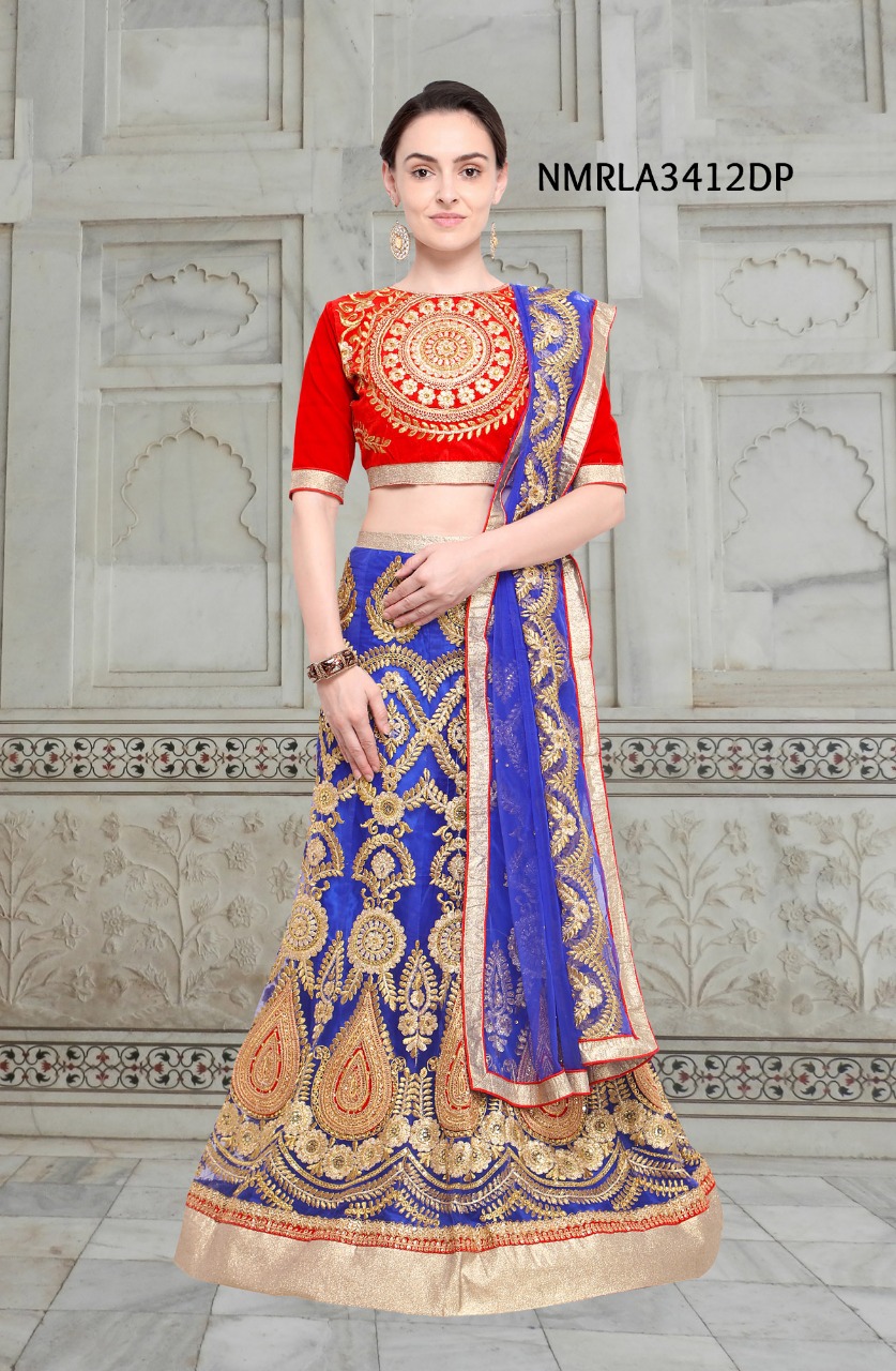 Noor By Aasvaa Designer Beautiful Wedding Collection Occasional Wear & Party Wear Satin/net/velvet/ Lehengas At Wholesale Price