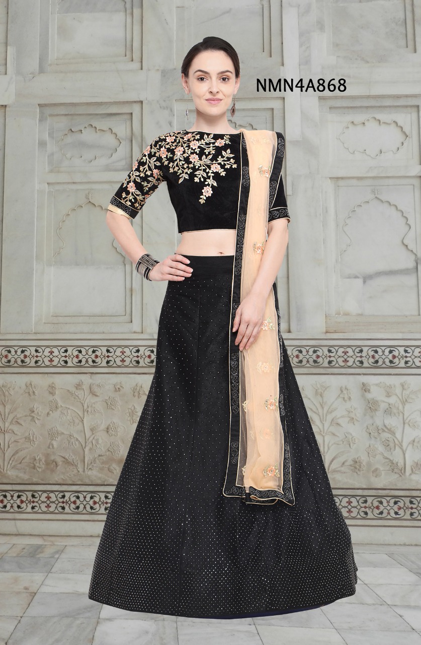 Noor By Aasvaa Designer Beautiful Wedding Collection Occasional Wear & Party Wear Satin/net/velvet/ Lehengas At Wholesale Price