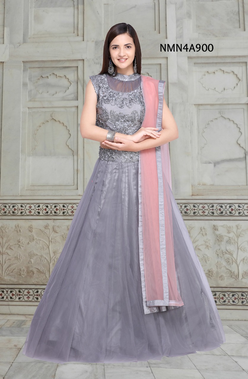 Noor By Aasvaa Designer Beautiful Wedding Collection Occasional Wear & Party Wear Satin/net/velvet/ Lehengas At Wholesale Price
