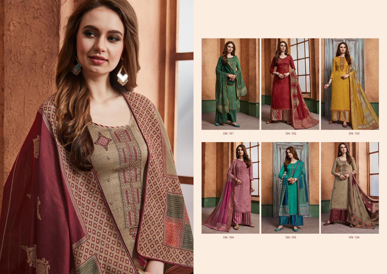 Noor-e-punjab By Rupali Fashion 1001 To 1006 Series Beautiful Suits Stylish Colorful Fancy Casual Wear & Ethnic Wear Heavy Jam Satin Embroidery Dresses At Wholesale Price