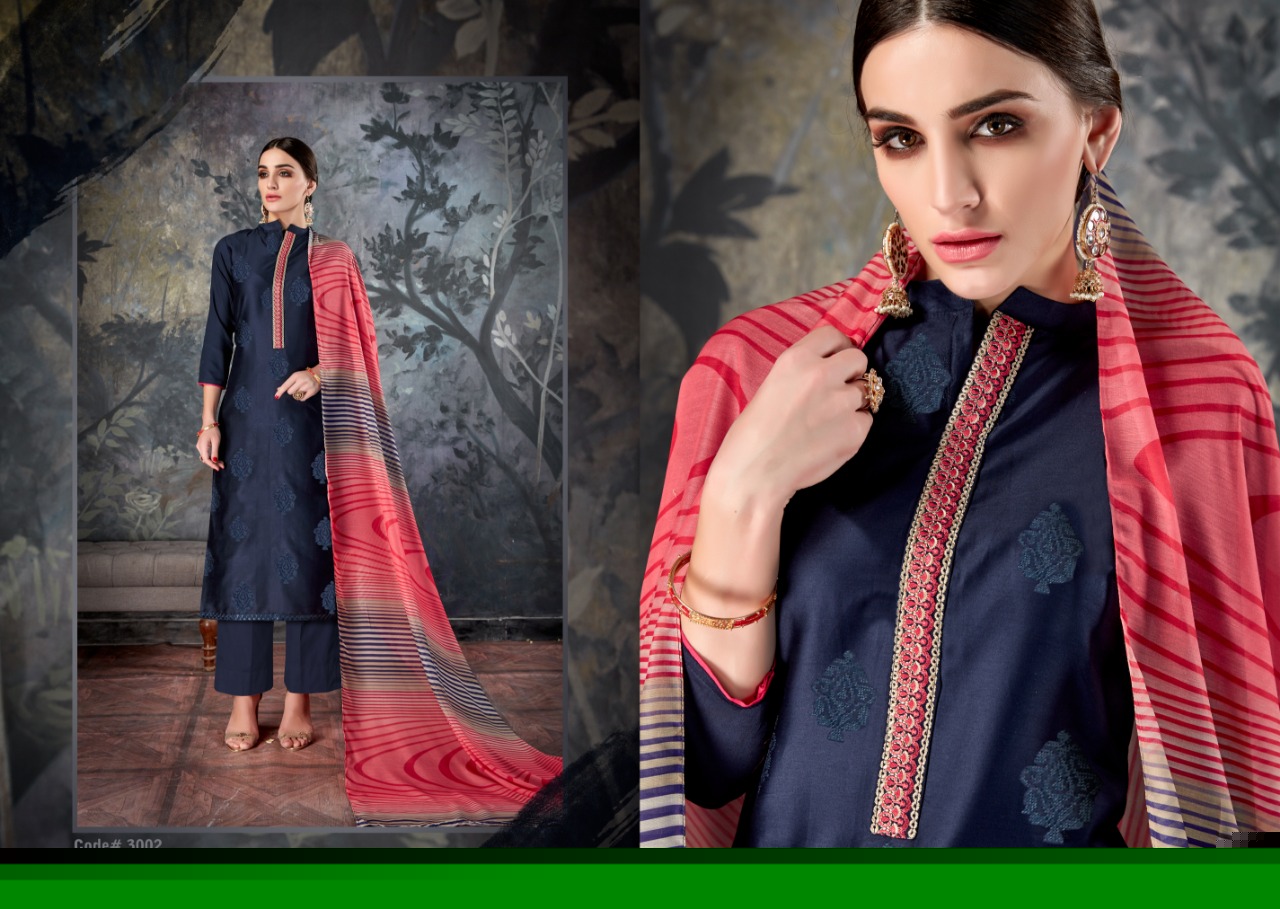 Noor By Kalyan Prints 3001 To 3006 Series Designer Pakistani Suits Beautiful Stylish Fancy Colorful Casual Wear & Ethnic Wear Jam Silk Work Dresses At Wholesale Price