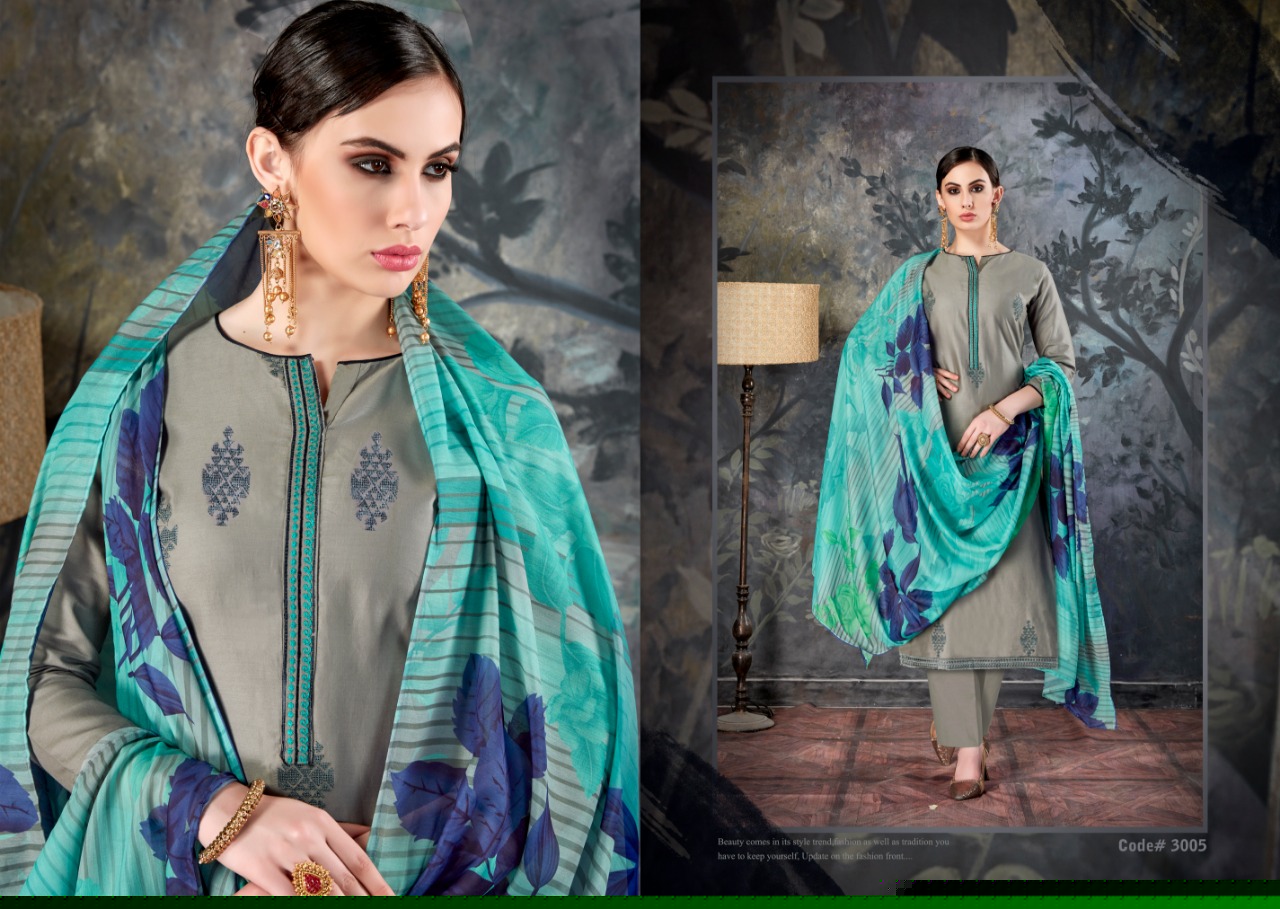 Noor By Kalyan Prints 3001 To 3006 Series Designer Pakistani Suits Beautiful Stylish Fancy Colorful Casual Wear & Ethnic Wear Jam Silk Work Dresses At Wholesale Price