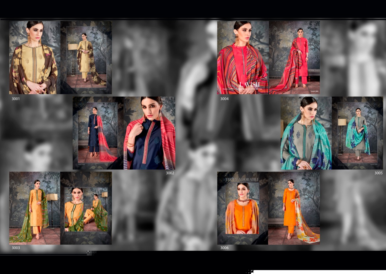 Noor By Kalyan Prints 3001 To 3006 Series Designer Pakistani Suits Beautiful Stylish Fancy Colorful Casual Wear & Ethnic Wear Jam Silk Work Dresses At Wholesale Price