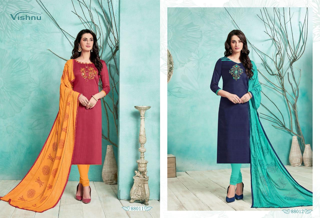 Noureen Vol-7 By Vishnu Impex 88001 To 88012 Series Designer Suits Collection Beautiful Stylish Fancy Colorful Party Wear & Occasional Wear Modal Silk Pattern Dresses At Wholesale Price