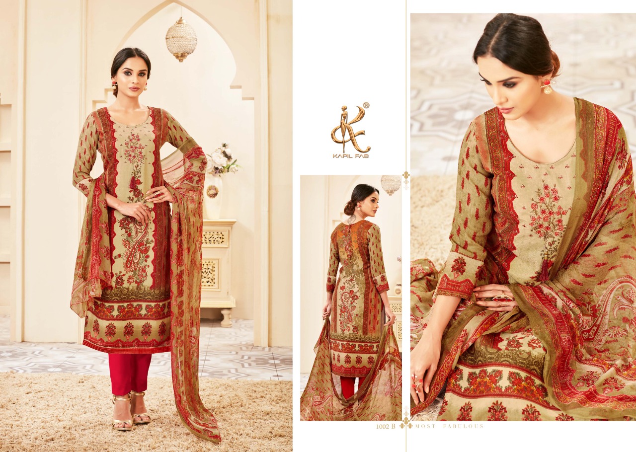 Nura By Kapil Fab 1001-a To 1004-b Series Winter Collection Suits Beautiful Suits Stylish Fancy Colorful Winter Wear & Ethnic Wear Collection Pure Pashmina Embroidered Dresses At Wholesale Price