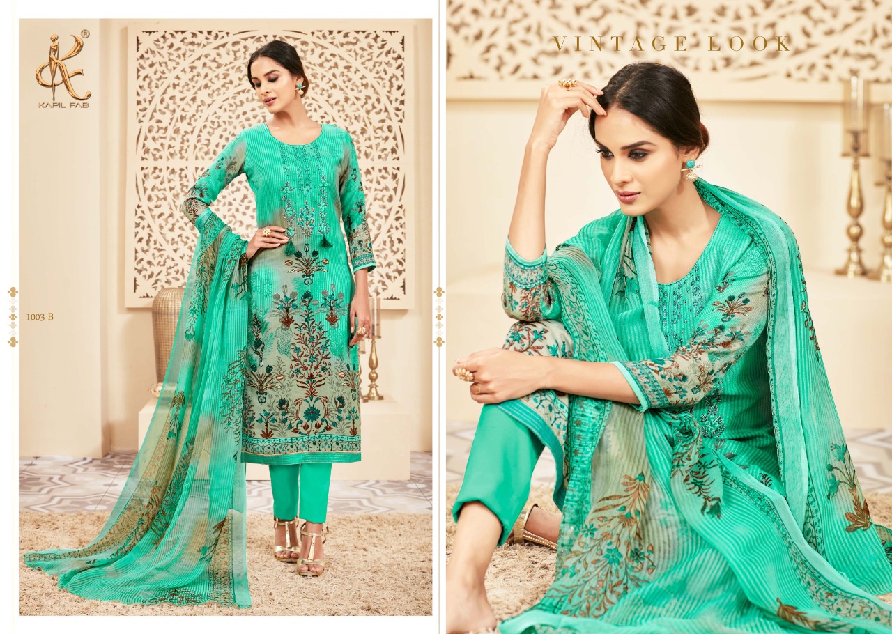 Nura By Kapil Fab 1001-a To 1004-b Series Winter Collection Suits Beautiful Suits Stylish Fancy Colorful Winter Wear & Ethnic Wear Collection Pure Pashmina Embroidered Dresses At Wholesale Price