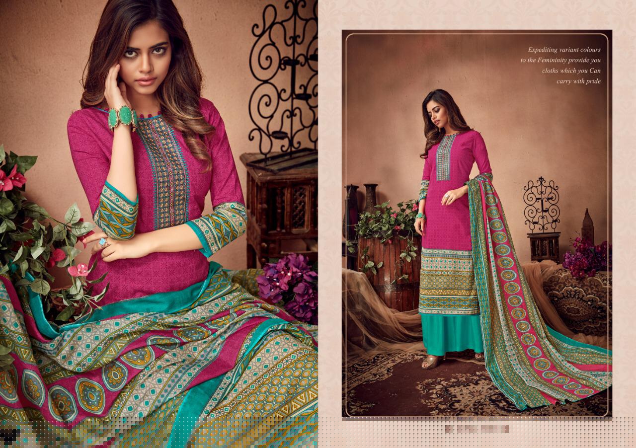 Nurani By Kapil Fabs 1001 To 1008 Series Indian Traditional Wear Collection Beautiful Stylish Fancy Colorful Party Wear & Occasional Wear Cambric Cotton Print With Self Embroidery Dress At Wholesale Price