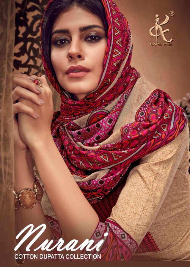 Nurani By Kapil Fabs 1001 To 1008 Series Indian Traditional Wear Collection Beautiful Stylish Fancy Colorful Party Wear & Occasional Wear Cambric Cotton Print With Self Embroidery Dress At Wholesale Price