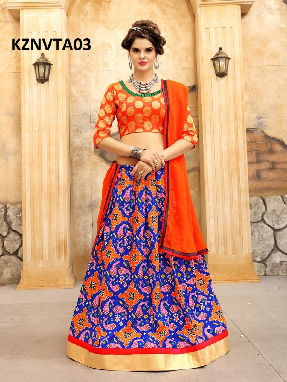 Nvt By Aasvaa 01 To 08 Series Designer Beautiful Wedding Collection Occasional Wear & Party Wear Twrill Silk Lehengas At Wholesale Price