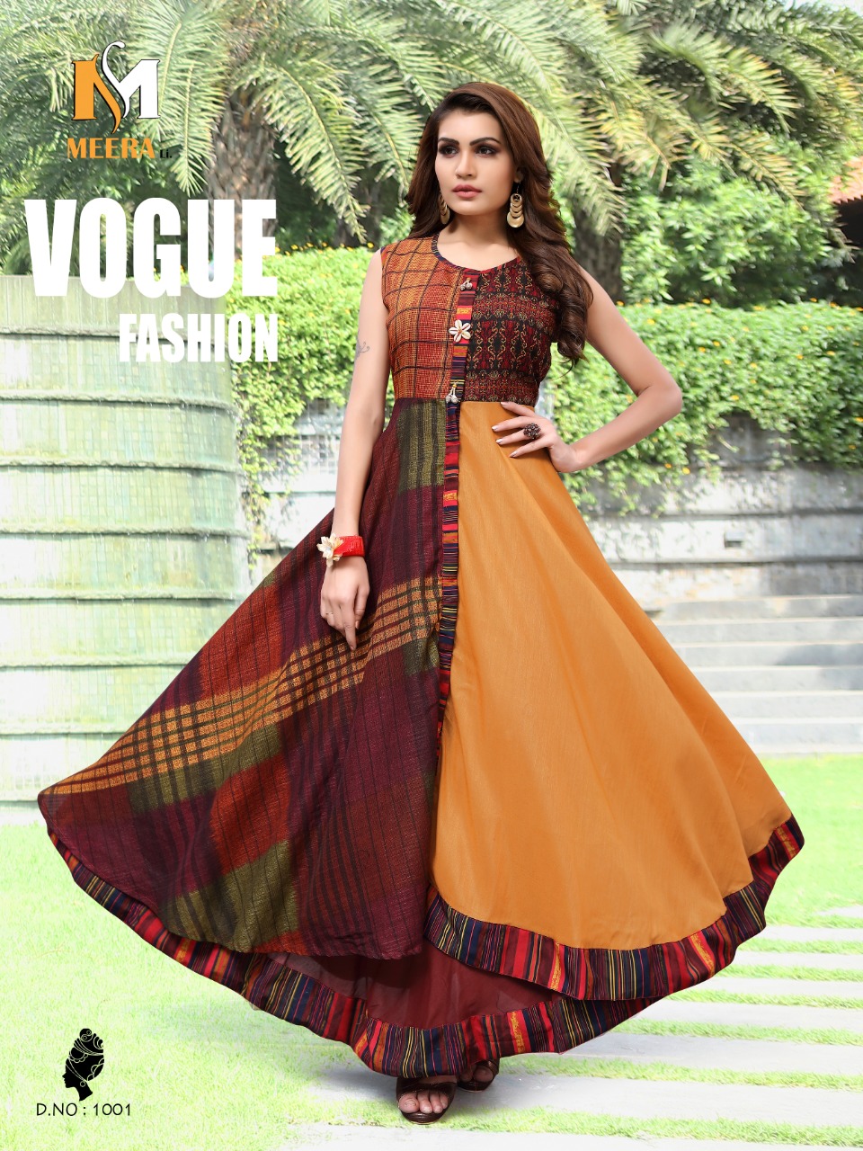 Once More By Meerali 1001 To 1005 Series Beautiful Colorful Stylish Fancy Casual Wear & Ethnic Wear & Ready To Wear Fancy Mix Printed Kurtis At Wholesale Price
