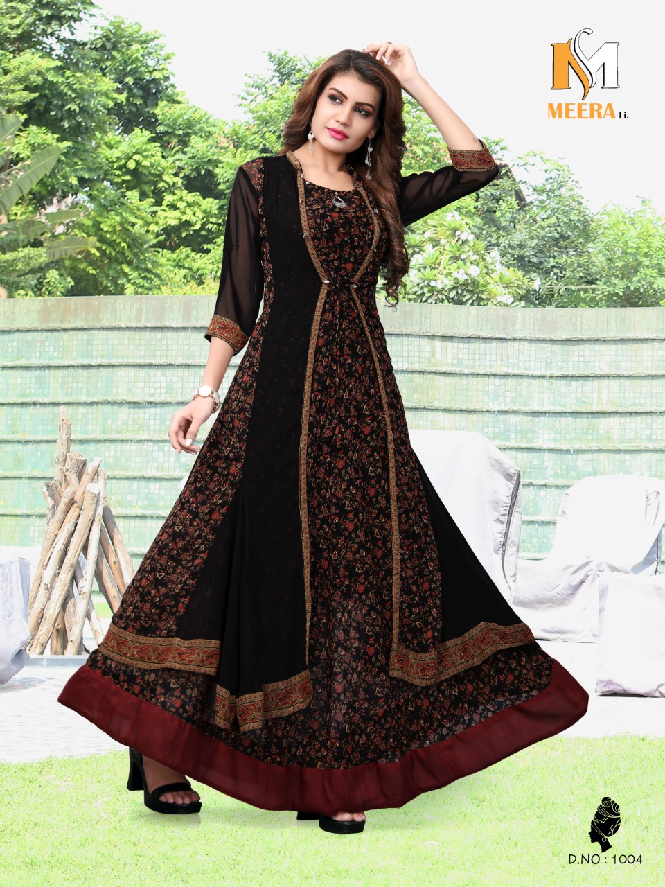 Once More By Meerali 1001 To 1005 Series Beautiful Colorful Stylish Fancy Casual Wear & Ethnic Wear & Ready To Wear Fancy Mix Printed Kurtis At Wholesale Price
