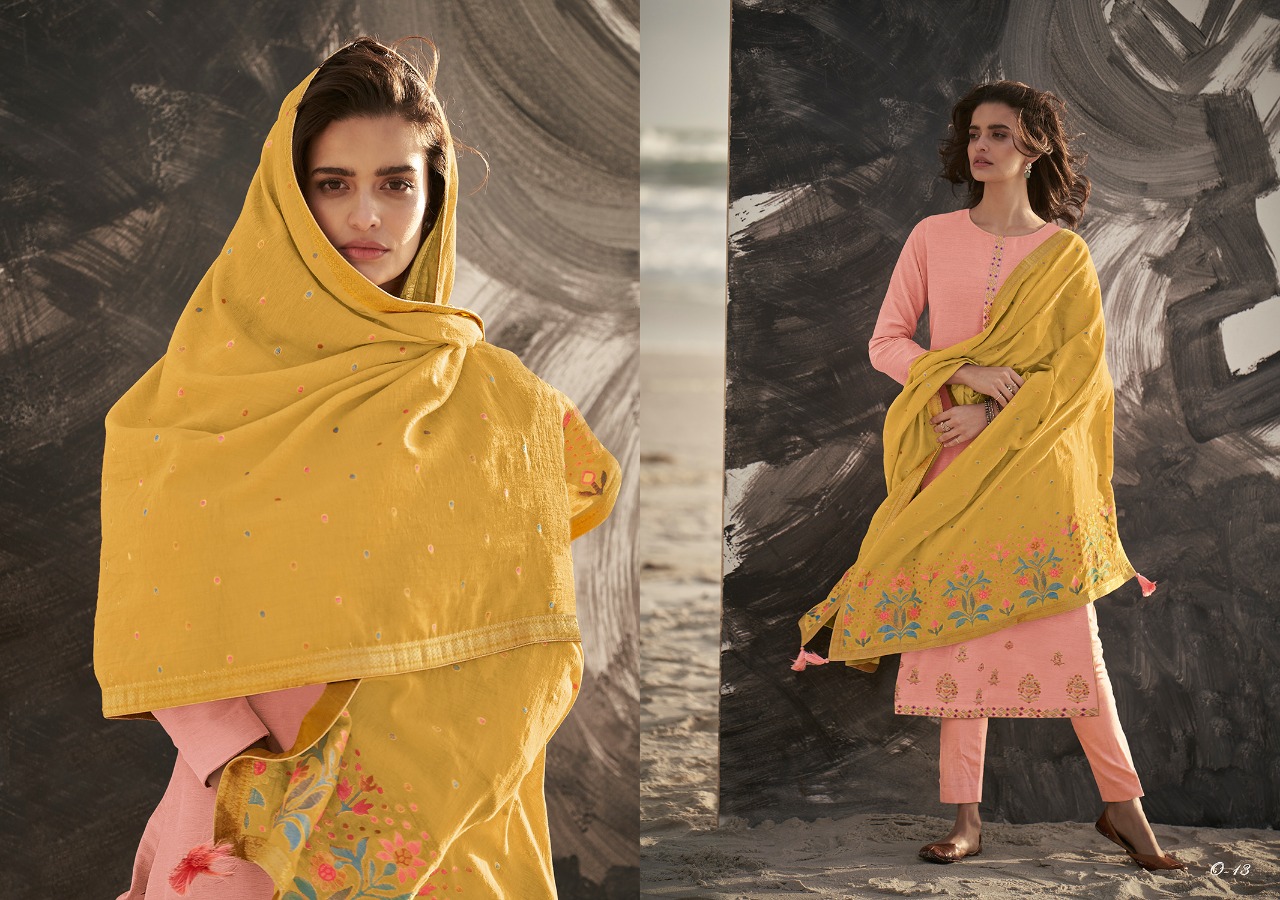 Ora By Varsha Fashion 11 To 18 Series Beautiful Stylish Fancy Colorful Casual & Party Wear & Ethnic Wear Pure Moonga Silk With Embroidery Dresses At Wholesale Price