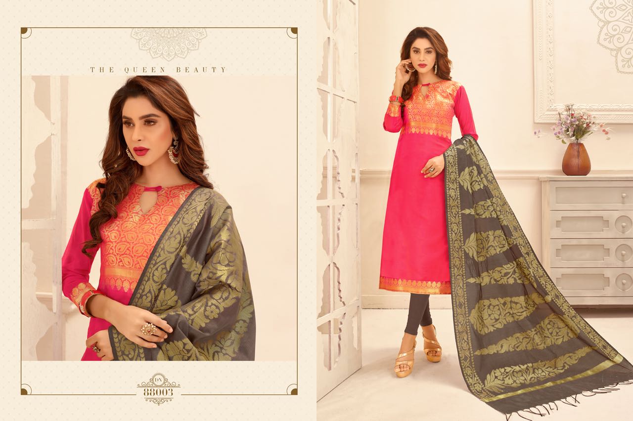 Orange Candy By B.g. Impex 88001 To 88012 Series Beautiful Stylish Fancy Colorful Party Wear & Ethnic Wear Banarasi Silk Dresses At Wholesale Price
