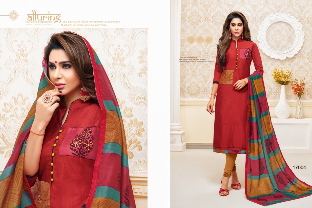 Oxford Vol-2 By Kapil Tex 17001 To 17012 Series Indian Traditional Wear Collection Beautiful Stylish Fancy Colorful Party Wear & Occasional Wear South Cotton With Handwork Dresses At Wholesale Price