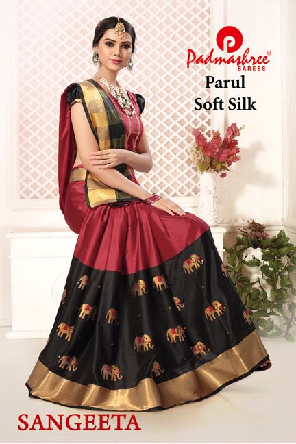 Parul By Padmashree Sarees Indian Traditional Wear Collection Beautiful Stylish Fancy Colorful Party Wear & Occasional Wear Pure Silk Cotton Sarees At Wholesale Price