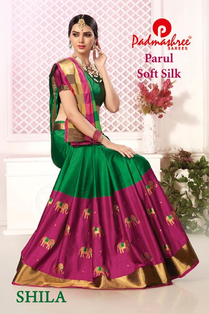 Parul By Padmashree Sarees Indian Traditional Wear Collection Beautiful Stylish Fancy Colorful Party Wear & Occasional Wear Pure Silk Cotton Sarees At Wholesale Price