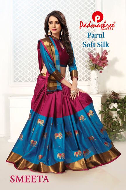 Parul By Padmashree Sarees Indian Traditional Wear Collection Beautiful Stylish Fancy Colorful Party Wear & Occasional Wear Pure Silk Cotton Sarees At Wholesale Price