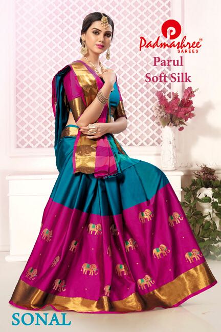 Parul By Padmashree Sarees Indian Traditional Wear Collection Beautiful Stylish Fancy Colorful Party Wear & Occasional Wear Pure Silk Cotton Sarees At Wholesale Price