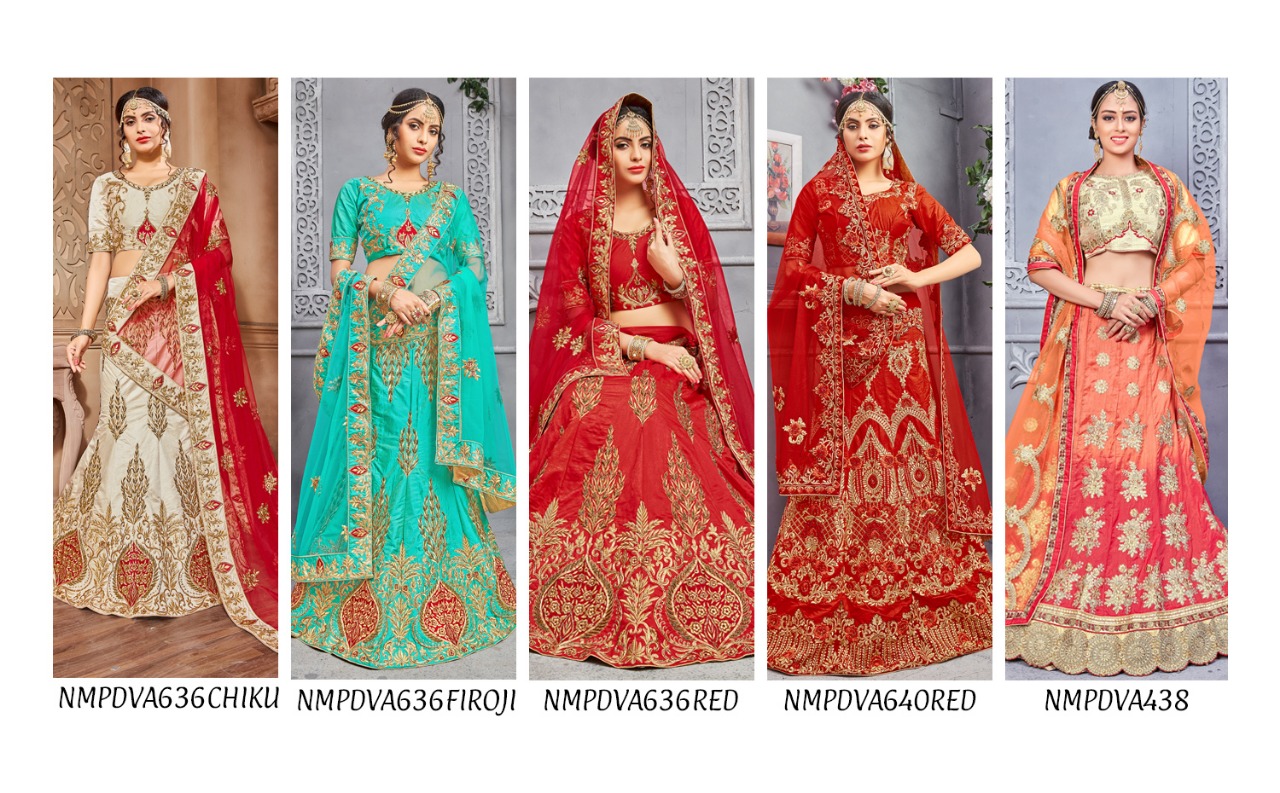 Padmavati Vol-1 By Fashid Wholesale As Designer Beautiful Wedding Collection Occasional Wear & Party Wear Pure Banarasi Silk Lehengas At Wholesale Price