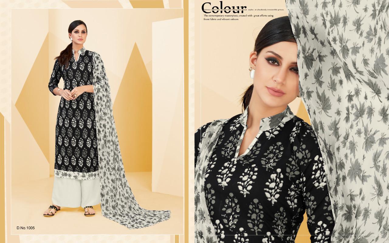 Palzo Beauty By Amrut Varsha Creation 1001 To 1008 Series Beautiful Suits Stylish Fancy Colorful Casual Wear & Ethnic Wear Collection Pure Cotton Print Dresses At Wholesale Price