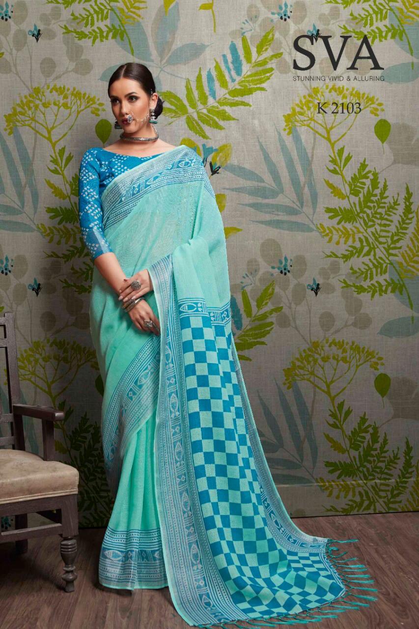 Palkhi By Sva 2101 To 2112 Series Indian Traditional Wear Collection Beautiful Stylish Fancy Colorful Party Wear & Occasional Wear Pure Linen Sarees At Wholesale Price