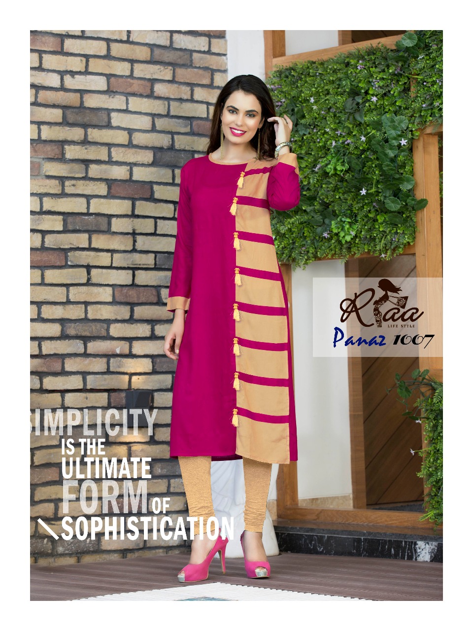 Panaz By Riaa Lifestyle 1001 To 1008 Series Beautiful Stylish Fancy Colorful Casual Wear & Ethnic Wear Premium Heavy Rayon Embroidered Kurtis At Wholesale Price