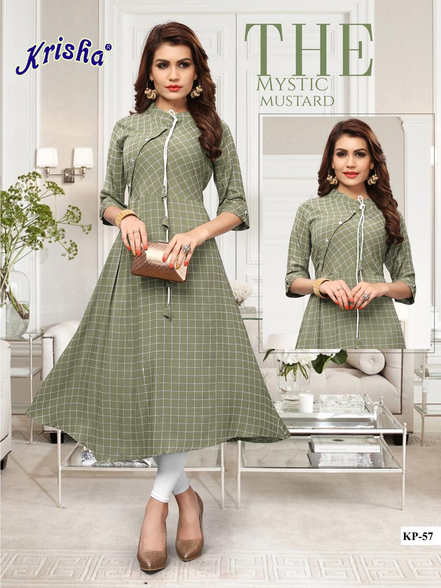 Panchhi Vol-2 By Krisha Prints 53 To 57 Series Beautiful Colorful Stylish Fancy Casual Wear & Ethnic Wear & Ready To Wear Heavy Rayon Printed Kurtis At Wholesale Price