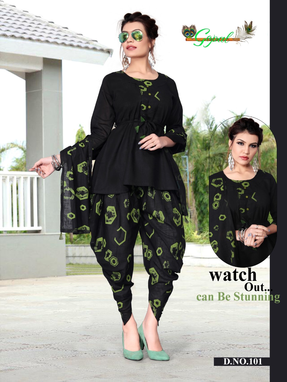 Panna Vol-1 By Gopal 101 To 110 Series Beautiful Colorful Stylish Fancy Casual Wear & Ethnic Wear & Ready To Wear Cotton Slub Mix Printed Kurtis At Wholesale Price