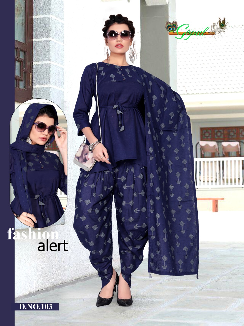 Panna Vol-1 By Gopal 101 To 110 Series Beautiful Colorful Stylish Fancy Casual Wear & Ethnic Wear & Ready To Wear Cotton Slub Mix Printed Kurtis At Wholesale Price