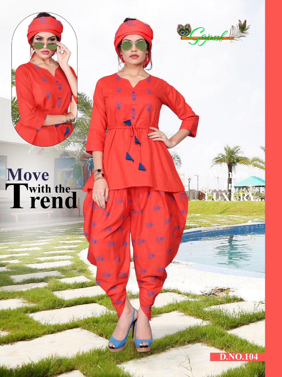 Panna Vol-1 By Gopal 101 To 110 Series Beautiful Colorful Stylish Fancy Casual Wear & Ethnic Wear & Ready To Wear Cotton Slub Mix Printed Kurtis At Wholesale Price