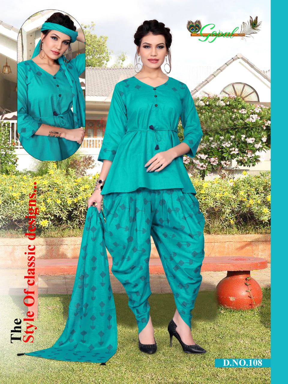 Panna Vol-1 By Gopal 101 To 110 Series Beautiful Colorful Stylish Fancy Casual Wear & Ethnic Wear & Ready To Wear Cotton Slub Mix Printed Kurtis At Wholesale Price