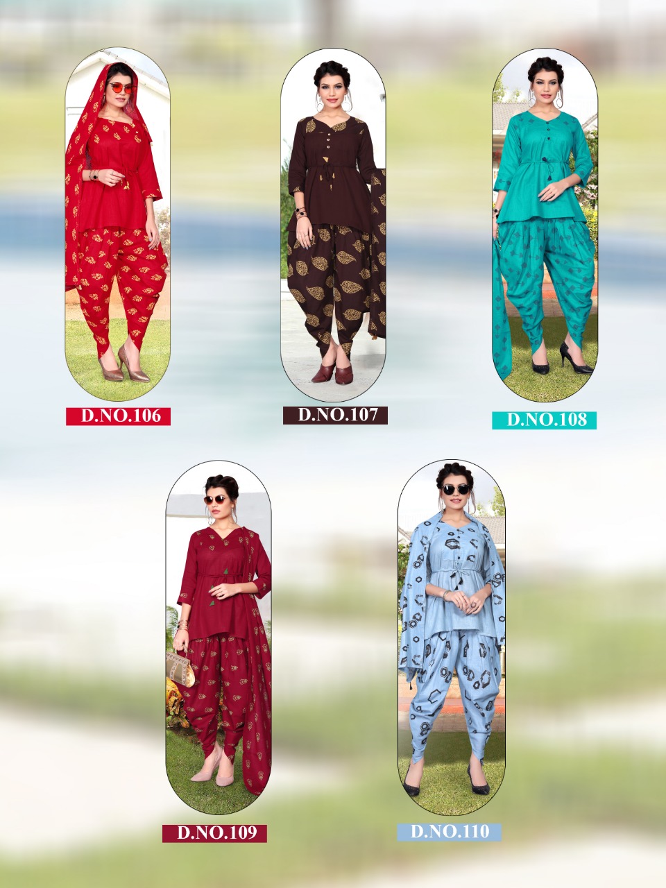 Panna Vol-1 By Gopal 101 To 110 Series Beautiful Colorful Stylish Fancy Casual Wear & Ethnic Wear & Ready To Wear Cotton Slub Mix Printed Kurtis At Wholesale Price
