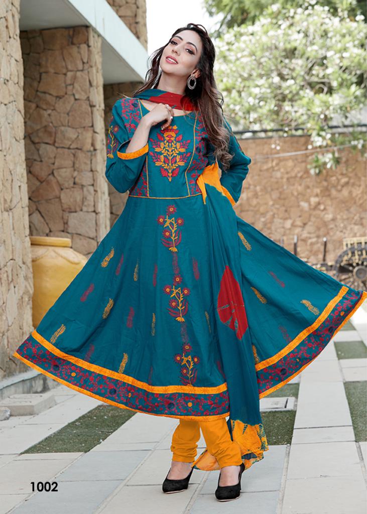 Panna Vol-13 By Mahavir Creation 1001 To 1008 Series Indian Traditional Wear Collection Beautiful Stylish Fancy Colorful Party Wear & Occasional Wear Cotton Printed Dresses At Wholesale Price