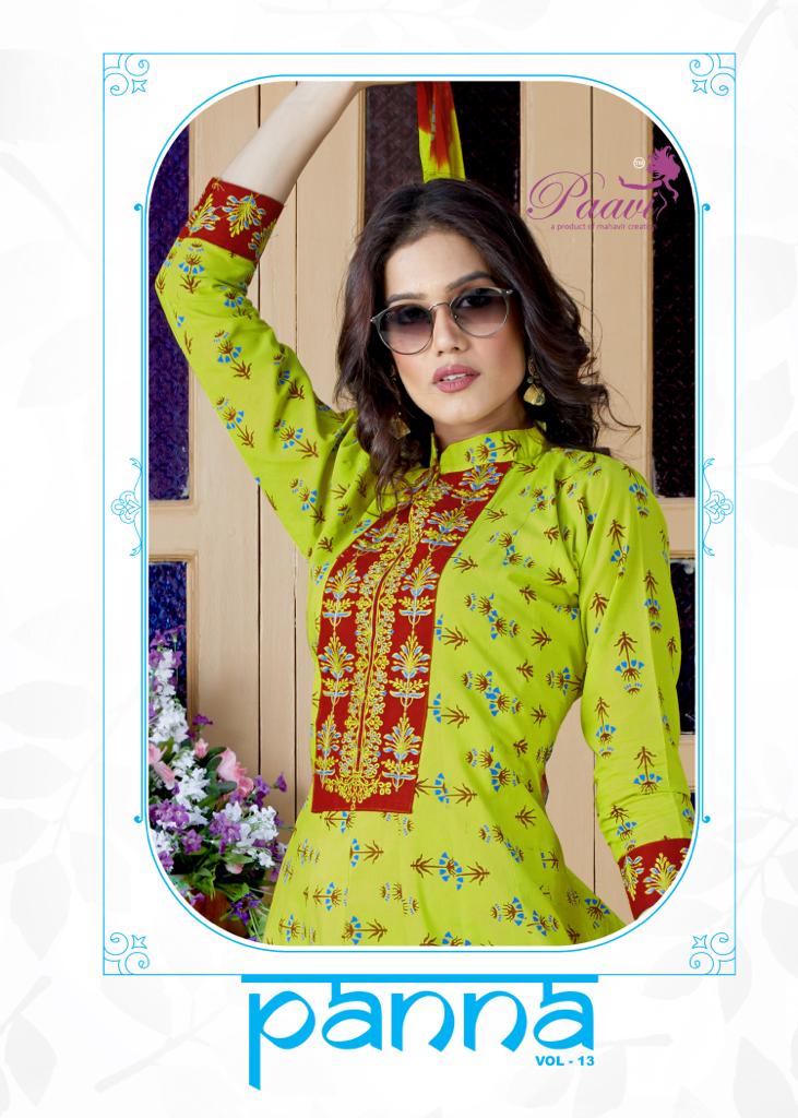 Panna Vol-13 By Mahavir Creation 1001 To 1008 Series Indian Traditional Wear Collection Beautiful Stylish Fancy Colorful Party Wear & Occasional Wear Cotton Printed Dresses At Wholesale Price