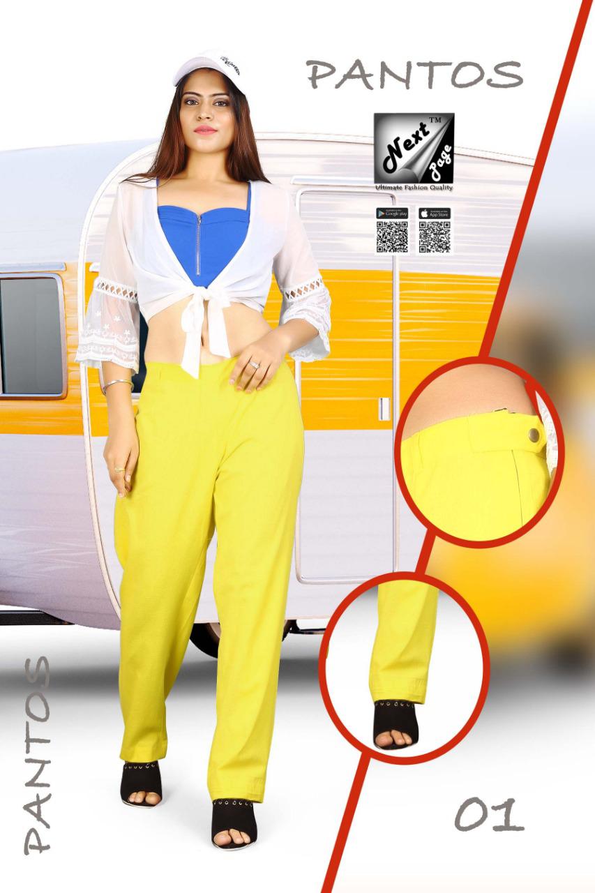 Pantos By Next Page 01 To 10 Designer Wear Collection Beautiful Stylish Fancy Colorful Party Wear & Occasional Wear Heavy Cotton Felx Pant At Wholesale Price