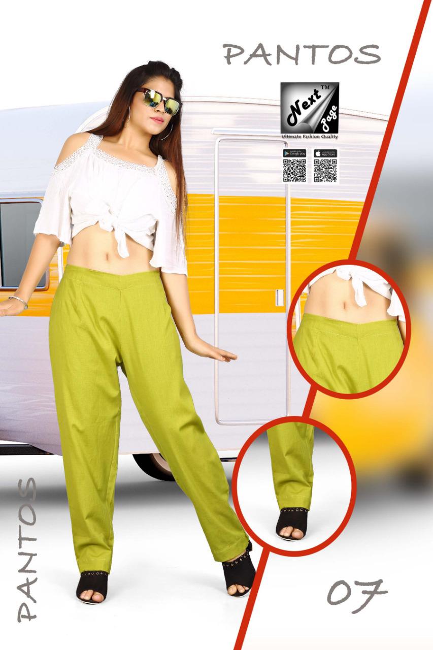 Pantos By Next Page 01 To 10 Designer Wear Collection Beautiful Stylish Fancy Colorful Party Wear & Occasional Wear Heavy Cotton Felx Pant At Wholesale Price