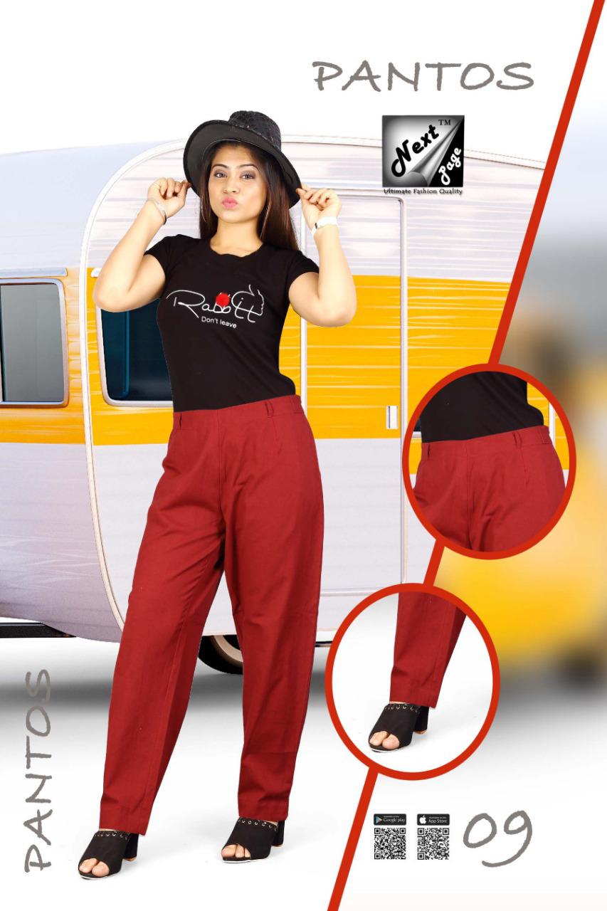 Pantos By Next Page 01 To 10 Designer Wear Collection Beautiful Stylish Fancy Colorful Party Wear & Occasional Wear Heavy Cotton Felx Pant At Wholesale Price